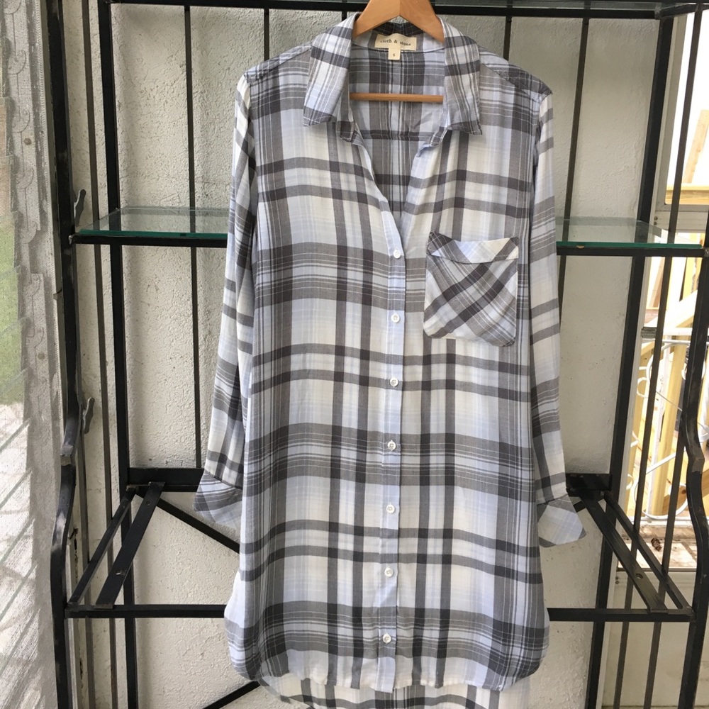 Anthropologie NWOT Cloth and Stone Shirt Dress
